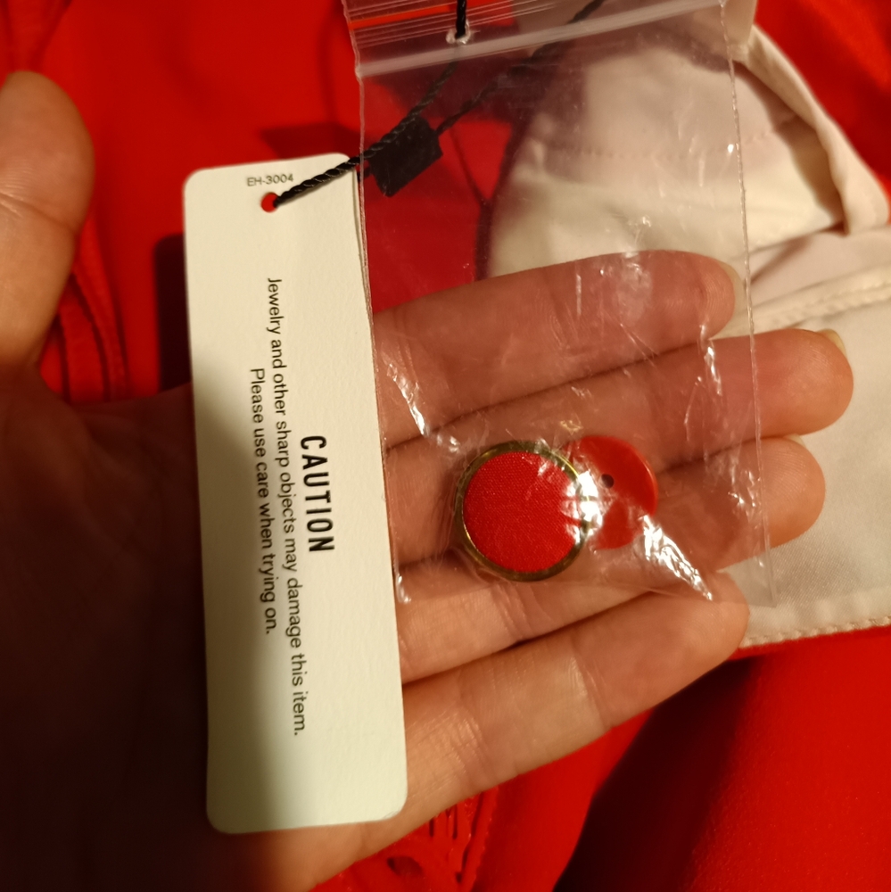 🍋Express NWT 0R red skinny mid-rise stretch - Picture 7 of 11